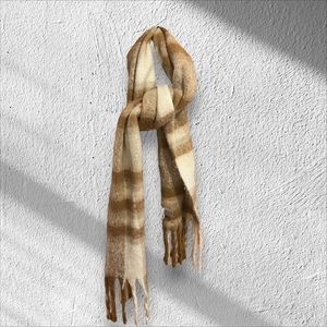 Calvin Klein Scarf Cream & Tan